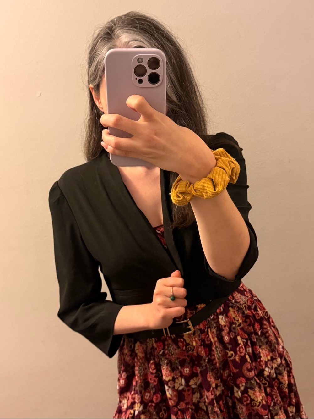 Forever 21 Classic Black Cropped Blazer Jacket 3/4 Sleeve